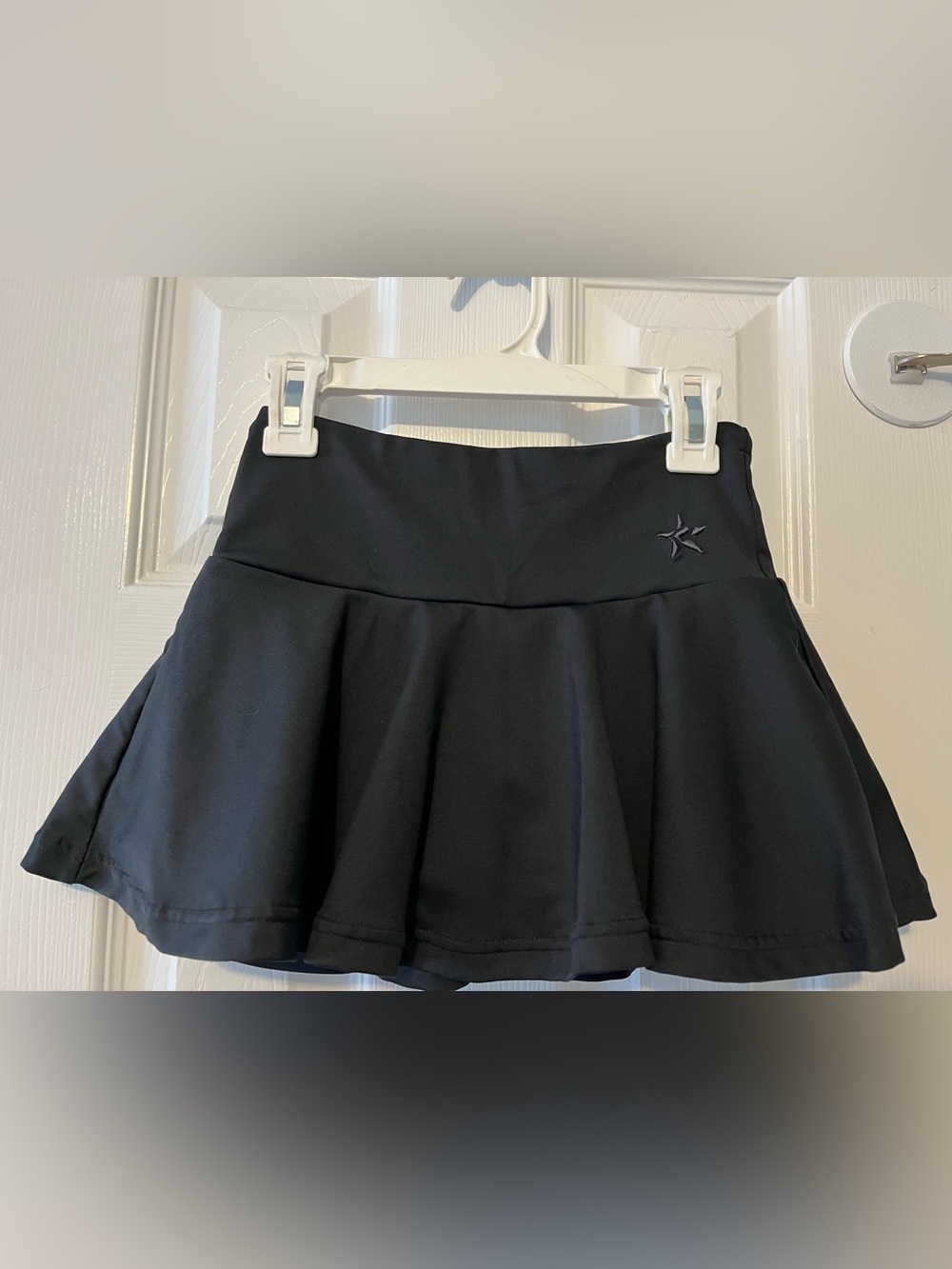 Rebel Athletic Black Skirt with Shorts (skort) - Girls Youth Medium